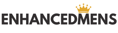Logo of Enhanced Mens with a crown on a white background